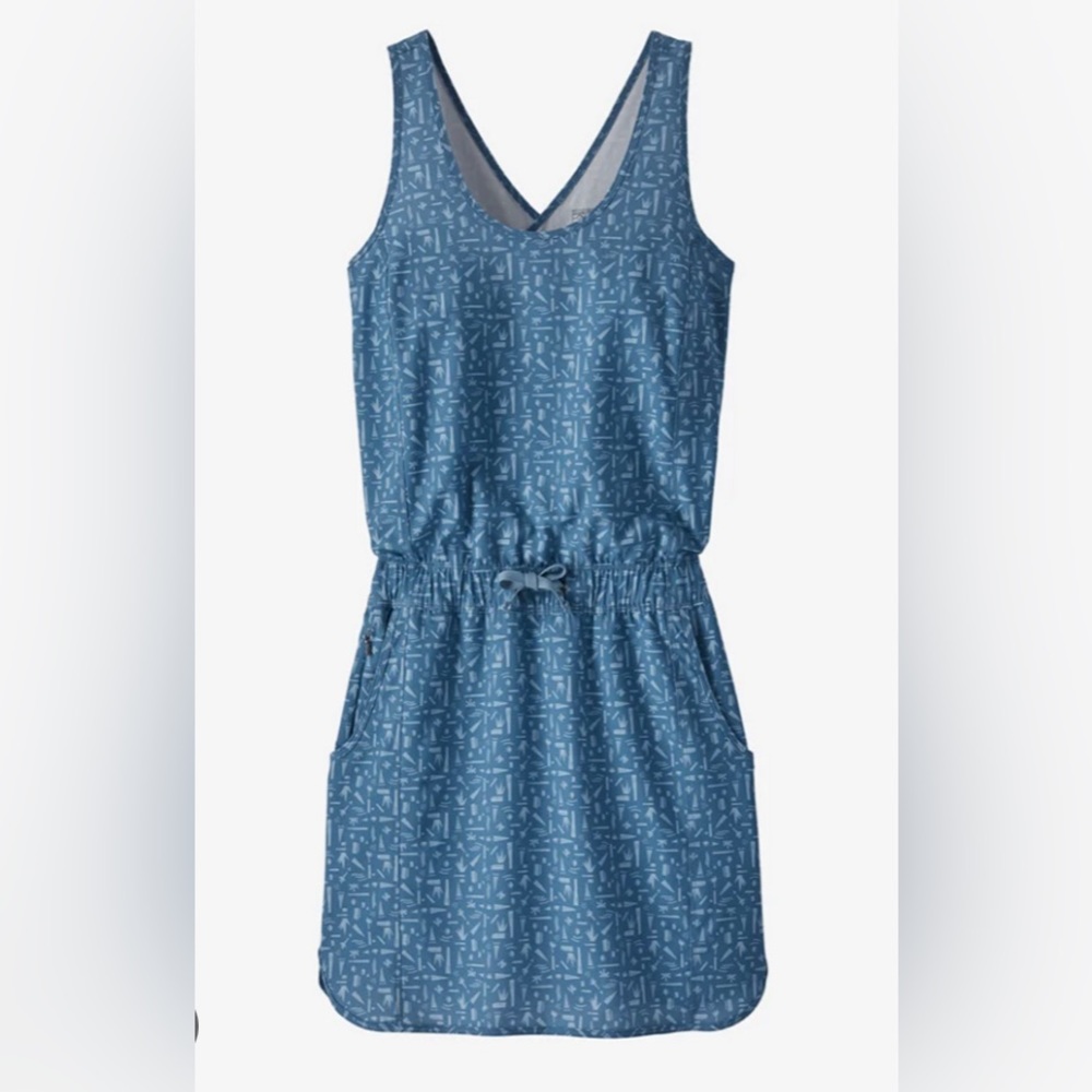 Patagonia Fleetwith Dress Swamp Stamp Pigeon Blue